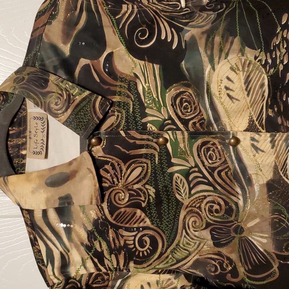 Life Style Artistic Print Jacket